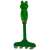 Green frog garden rake for kids