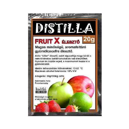 Distilla Fruit X Yeast, 20g, high quality, aroma-enhancing fruit mash yeast