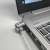 Nedis notebook zár laptophoz rögzítve, ezüst