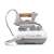 Girmi ST03 Professional Steam Station, white and grey, with cork handle