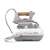 Girmi ST03 Professional Steam Station, white and grey, with cork handle