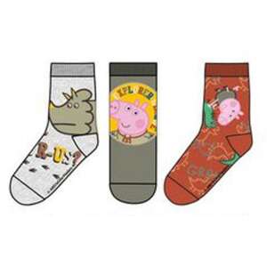 3-pack Peppa Pig kids socks with dinosaur designs - Peppa Pig