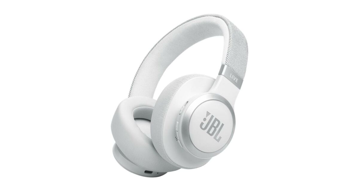 JBL LIVE 770 ホワイトJBLLIVE770NCWHT JBL Live 770NC | Wireless Over-Ear Headphones with True Adaptive