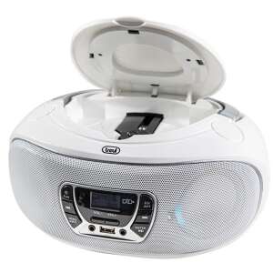 Prijenosni CD player Trevi CMP 583 DAB s otvorenim utorom za CD, bijela - Bluetooth zvučnik