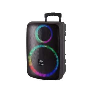 Difuzor portabil pentru petreceri Trevi XFest XF 1250 cu lumini LED, negru - Trevi