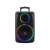 Trevi XFest XF 1250 portable party speaker with LED lights, black