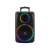 Trevi XFest XF 1250 portable party speaker with LED lights, black
