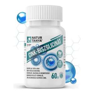 Cink-biszglicinát - maximális mennyiségű aminosav kelát formájú - 60 tabletta - Natur Tanya 78726779 