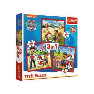 Paw Patrol 3-in-1-Puzzle von Trefl, mit 20, 36 und 50 Teilen - Puzzle & Rätsel