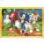 Sonic the Hedgehog, Tails und Knuckles Puzzle-Teil mit Dschungelszene