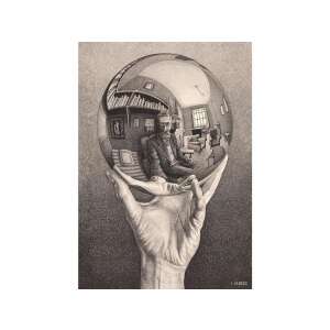 M.C. Eschers Kunstwerk Hand mit reflektierender Kugel - Clementoni Puzzle