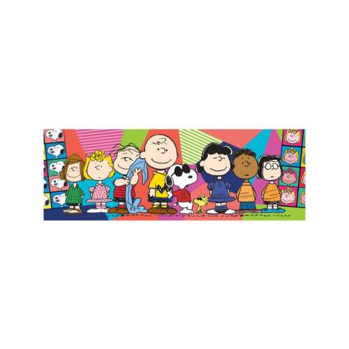 Peanuts Snoopy 1000 darabos panoráma puzzle, Clementoni