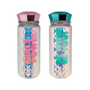 WOW Generation Glam 350 ml BPA-freie Wasserflasche mit Girls Power und Be Wow Be You Designs - Füttern