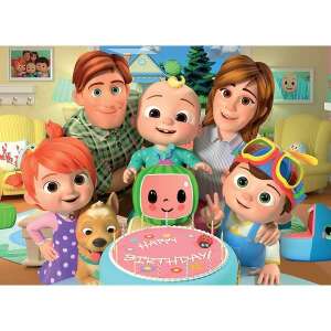 Imagine completă a puzzle-ului Maxi Floor Cocomelon Friends cu 35 piese - Lisciani Puzzle