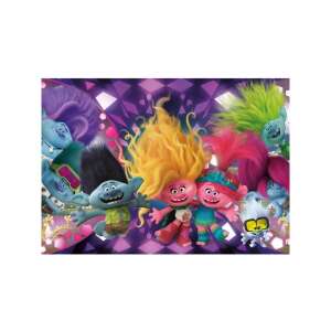 Clementoni Trolls World Tour 104-teiliges Brilliant Color Puzzle Fertiges Bild - Puzzle & Rätsel