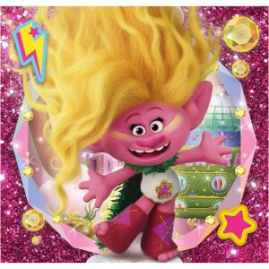 Clementoni Trolls 3 puzzle personajul Poppy cu păr galben - Clementoni Puzzle