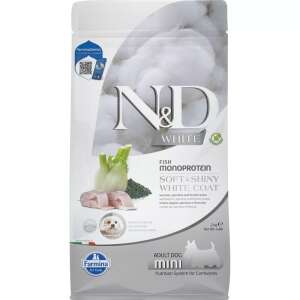 N&D White - Tengeri Sügér Mini Kutyaeledel - 2kg