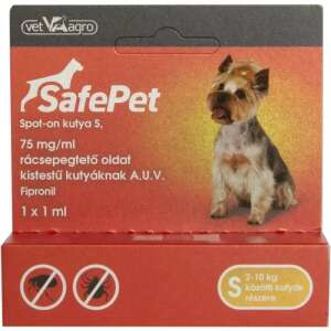 SafePet 75 mg/1 ml spot on kutya S 2-10 kg 1x 78817480 