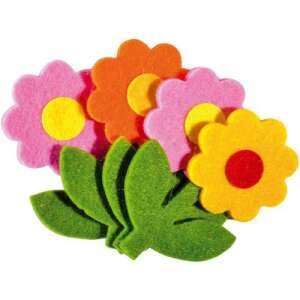 Kreatív Junior filc virágok 4 db/csomag 78843241 