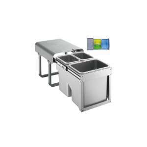 Ekotech EKKO FRONT 3 Vödörös Szekrénybe Épített Szemetés - 40 cm