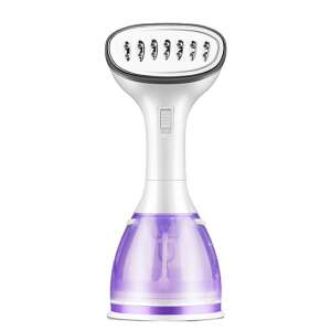 Abur de mână pentru haine, violet și alb - Aparate de abur manual
