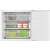 Bosch KBN96VFE0 built-in refrigerator freezer compartment, open door view, showing interior shelves and drawers