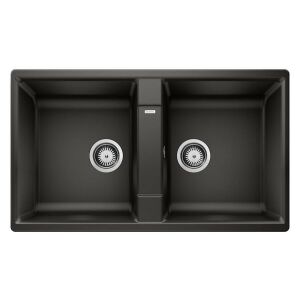BLANCO ZIA 9 Fekete Kétmedencés Mosogatótálca - Blanco
