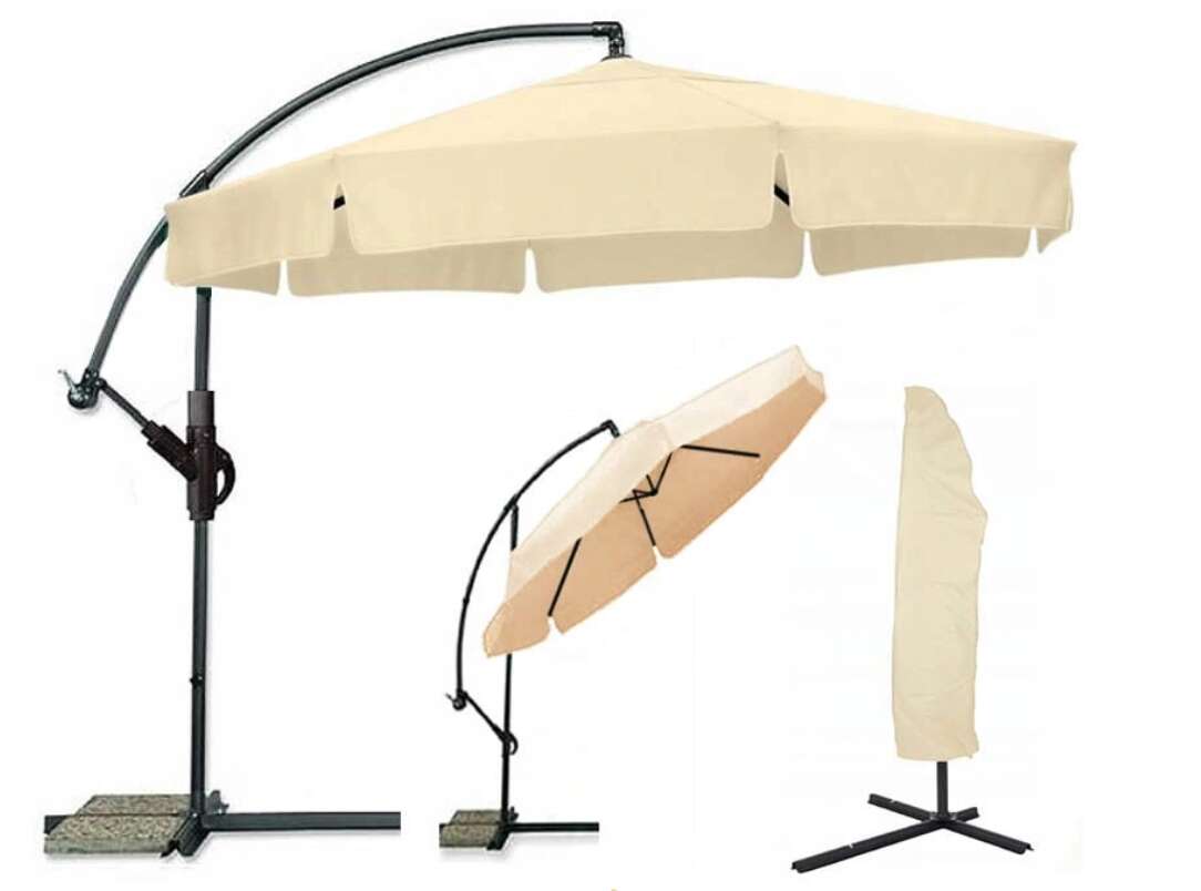 Sternhoff vízálló, dönthető Napernyő 3,5m #bézs
