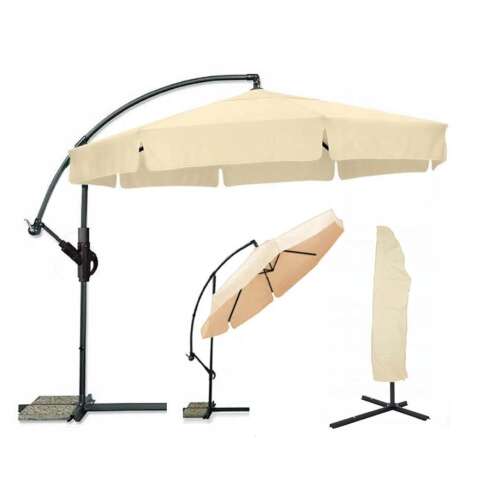 Sternhoff vízálló, dönthető Napernyő 3,5m #bézs