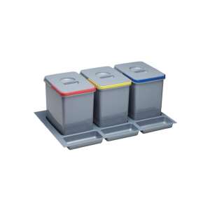 Ekotech Practiko Fiókszemetes - 3 Rekeszes - 300 mm