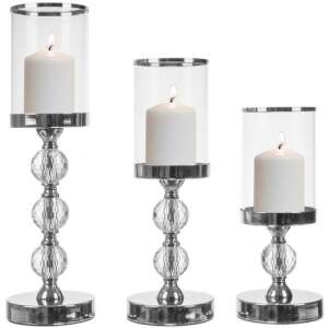 Set de 3 suporturi pentru lumanari si lampi. Ruhhy 22314 78879563