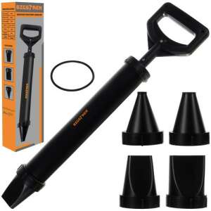 BIGSTREN Construction Pump-Squeezer, black, with 4 nozzles, for grout, sealant, and other construction materials - Bigstren