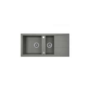 Laveo Barbados 80 Két Medencés Gránit Mosogató - Szürke