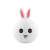 Front view of the Tracer Bunny night light, showing the cute bunny design