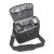 Cullmann Malaga Maxima 120 camera bag interior with camera, lens, and accessories