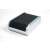 Helit business card holder, silver and black, 300 capacity