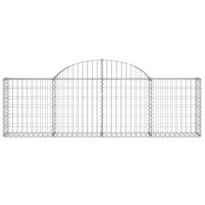 vidaXL galvanized steel gabion basket, garden decoration, soundproof wall - Fence element