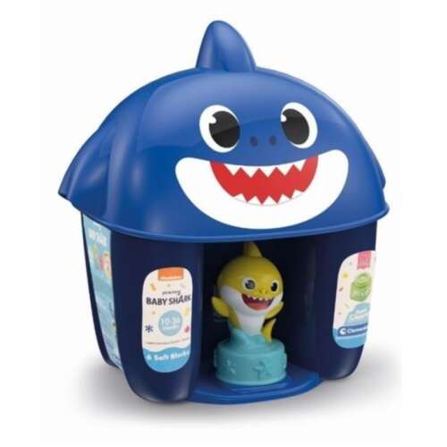 Clementoni Clemmy Baby Soft Building Blocks mit Aufbewahrung - Baby Shark - Multicolour 32577486