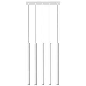 PASTELO 5 weiße Pendelleuchte, moderne Deckenlampe - Sollux