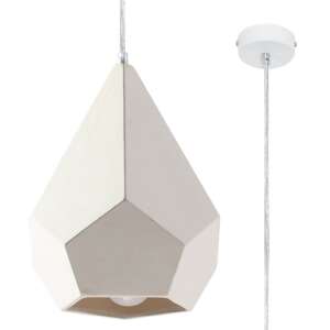 Lampa suspendată ceramică PAVLUS, design geometric modern - Sollux
