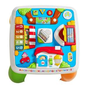 Fisher-Price Смейте се и Учете се Около Града Маса за Учене, гледка отгоре - Fisher Price Игра за развитие на бебета