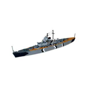 Revell Bismarck Modellbausatz im Maßstab 1:1200, zusammengebaut und bemalt - Revell