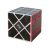 QY Toys SpeedCube Fisher kocka, karbon szál matricás változat, logikai játék, kirakatlan állapotban