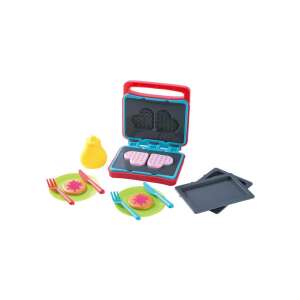 Playgo 2 in 1 Farbwechsel-Snack-Maker Spielzeugküche mit Waffeleisen, Tellern, Gabeln, Messern und Sirupflasche - Playgo
