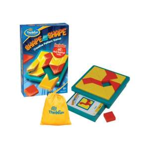 Shape by Shape kreatives Muster-Puzzle-Spiel von ThinkFun, ein Logik-Puzzle-Spiel mit 60 Herausforderungs-Karten - ThinkFun