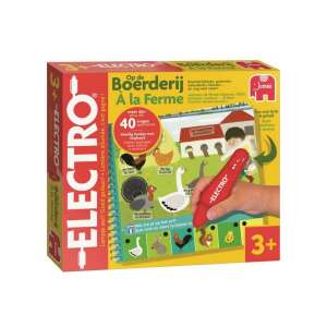 Electro Op de Boerderij A la Ferme Lernspiel für Kinder, Niederländisch, Jumbo Marke - Schaukelpferde, Schaukeltiere und Entwicklungsspiele für Kinder im Kindergartenalter