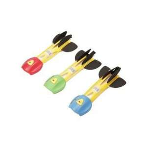 Zabawka rakietowa Kilövő dla dzieci w kolorze żółtym, czerwonym, zielonym i niebieskim - Gra na świeżym powietrzu