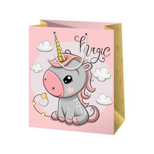 Einhorn mittelgroße Geschenktüte 18x23x10cm 78977387 - Kunst & Hobby