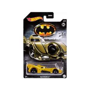 Hot Wheels: Batman aranysárga Batmobile kisautó 1/64 - Mattel 78977693 "batman"  Játék autók