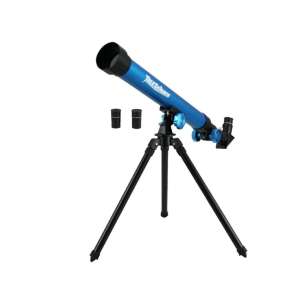Blaues Tele-Science astronomisches Teleskop mit Stativ - Schaukelpferde, Schaukeltiere und Entwicklungsspiele für Kinder im Kindergartenalter